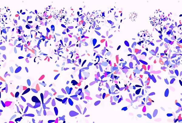 ライトピンク 葉とレッドベクトルエレガントなテンプレート グラデーションの折り紙風の葉の落書きイラスト 手描きのウェブ用デザイン — ストックベクタ