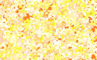 Açık yeşil, küçük ve büyük yıldızlı kırmızı vektör arkaplanı. Soyut şablondaki yıldızlarla dekoratif parlak illüstrasyon. Astronomi web siteleri için desen.