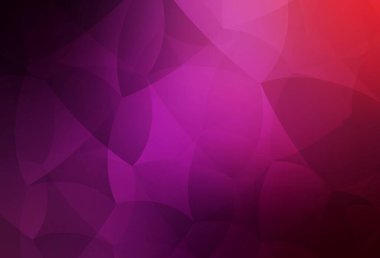 Koyu mor, üçgen şekilli pembe vektör dokusu. Doğa tarzında üçgenleri olan güzel bir çizim. İniş sayfası için modern şablon.