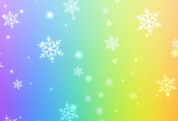 Světlá Vícebarevná Vektorová Šablona Karnevalovém Stylu Moderní Abstraktní Vánoční Náladové — Stockový vektor