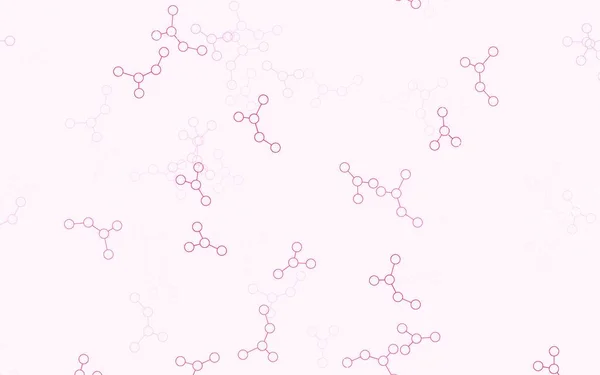 Светорозовый Векторный Рисунок Сетью Искусственного Интеллекта Цветная Структура Градиентными Линиями — стоковый вектор