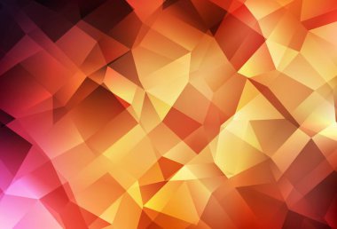 Koyu kırmızı vektör eğimli üçgen şablon. Üçgenli renkli soyut çizimler. Web siteniz için yeni bir doku.