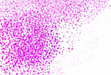 Açık pembe, daire şekilli kırmızı vektör düzeni. Parlak renkli soyut çemberlerin olduğu bir resim. Fütürist reklamlar ve kitapçıklar için şablon.