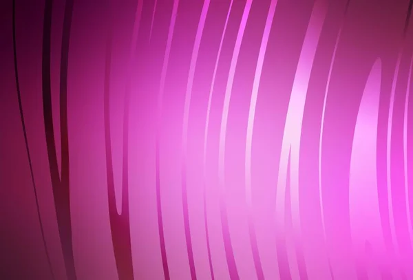 Шаблон Вектора Светло Розового Цвета Изогнутыми Линиями Совершенно Новая Красочная — стоковый вектор