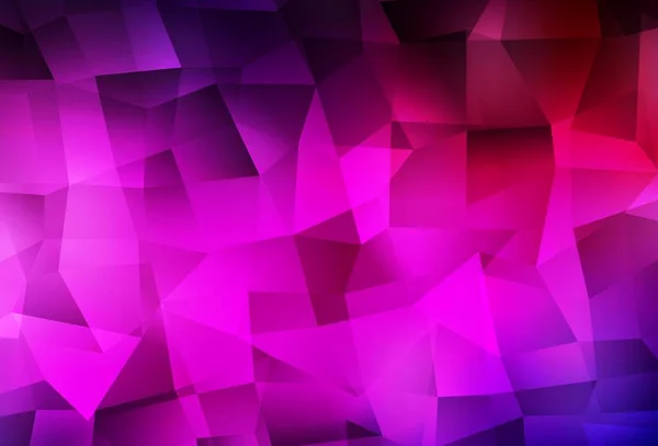 Modelo Mosaico Triângulo Vetorial Rosa Escuro Uma Amostra Com Formas — Vetor de Stock