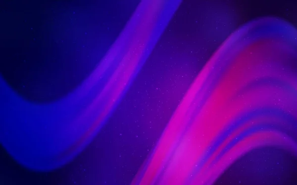 Dunkelviolette Rosa Vektorschablone Mit Raumsternen Leuchtend Farbige Illustration Mit Hellen — Stockvektor