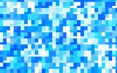 Dikdörtgenli hafif BLUE vektör arka planı. Soyut stil ve dikdörtgenlerle dekoratif tasarım. Reklamlar için desen.