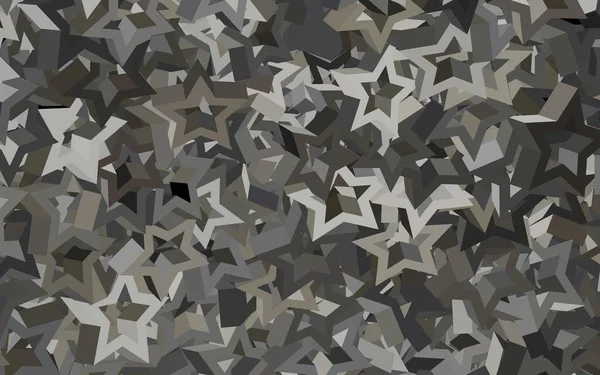 Texture Vectorielle Gris Foncé Avec Belles Étoiles Illustration Abstraite Scintillante — Image vectorielle