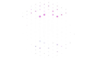 Açık mavi, küreli kırmızı vektör deseni. Bulanık yağmur damlaları olan soyut bir çizim. Güzel web siteleri için desen.