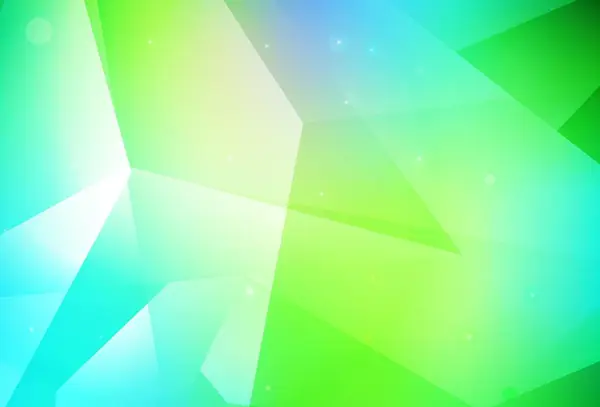 Світло Блакитний Зелений Векторний Візерунок Полігональним Стилем Абстрактна Градієнтна Ілюстрація — стоковий вектор