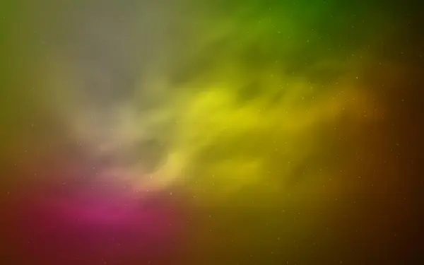 Hellrosa Gelbe Vektorstruktur Mit Milchstraßensternen Leuchtend Farbige Illustration Mit Hellen — Stockvektor