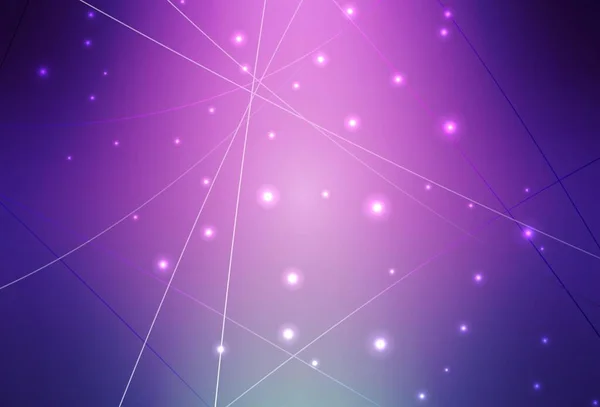 Světle Růžová Vektorová Šablona Krystaly Kruhy Krásná Ilustrace Kruhy Trojúhelníky — Stockový vektor