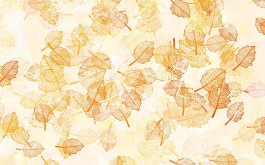 Hafif Turuncu vektör çizimi. Soyut şablona karalamalar çizilmiş bir resim. İşiniz için en iyi tasarım..