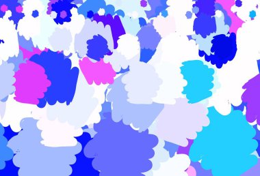 Açık mavi, Memphis şekilli kırmızı vektör arkaplan. Soyut gradyan şekilli basit renkli çizimler. Duvar kağıtları için zarif tasarım.