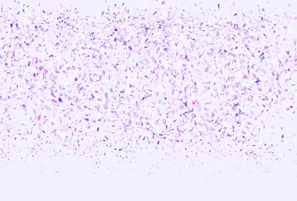 Agencement Gribouillis Vectoriel Violet Clair Avec Feuilles Illustration Colorée Floue — Image vectorielle