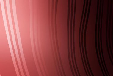 Açık Pembe, kıvrımlı çizgileri olan kırmızı vektör düzeni. Basit eğri biçiminde parlak renkli bir illüstrasyon. Web siteniz için soyut tasarım.