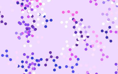 Açık Pembe, sarı vektör arkaplan ve yapay zeka formları. Renkli yapay zeka yapısı, eğimli çizgiler ve noktalar. Siber yeniliklerin tasviri için tasarım.