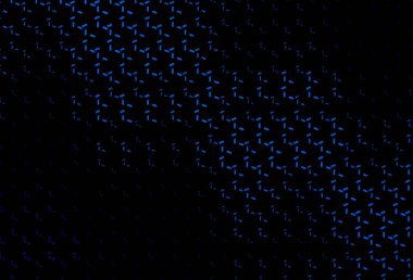 Renkli çizgileri olan koyu mavi vektör dokusu. Soyut şablon üzerinde çizgileri olan renkli, parlak bir illüstrasyon. İş ilanınız için akıllı tasarım.