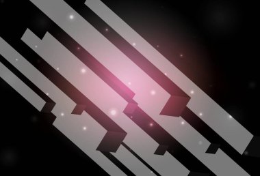 Çokgen biçiminde koyu pembe vektör arkaplanı. Dikdörtgen şekilli soyut çizimler. Reklamlar için desen.