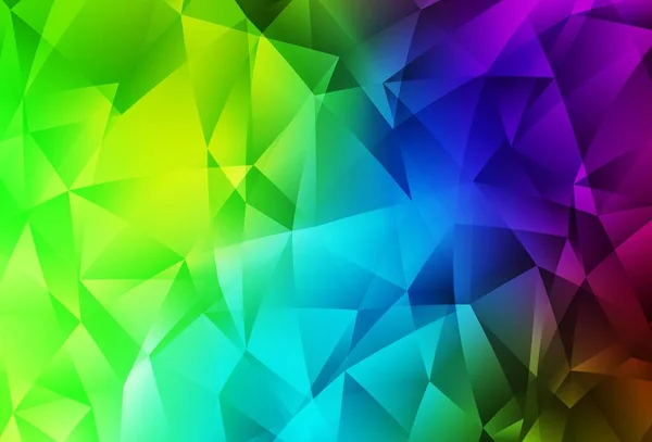 Dark Multicolor Vector Low Poly Textur Bunte Illustration Abstrakten Stil — Stockvektor