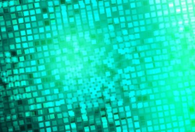 Eşkenar dörtgenli açık yeşil vektör arkaplanı. Soyut stil ve dikdörtgenlerle dekoratif tasarım. Web siteleri için şablon kullanılabilir.