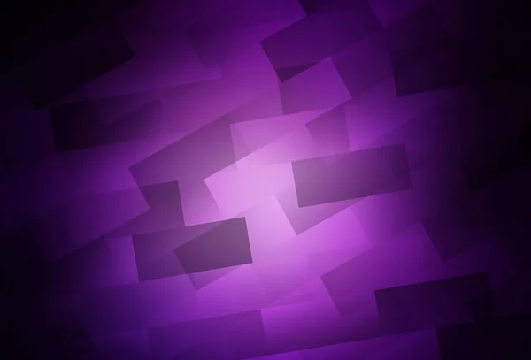 Темно Фіолетовий Векторний Фон Ромбом Декоративний Дизайн Абстрактному Стилі Прямокутниками — стоковий вектор