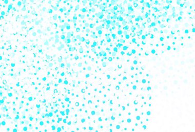 Açık pembe, küreli mavi vektör deseni. Renkli su damlaları olan modern soyut çizimler. Poster ve web siteleri için tasarım.