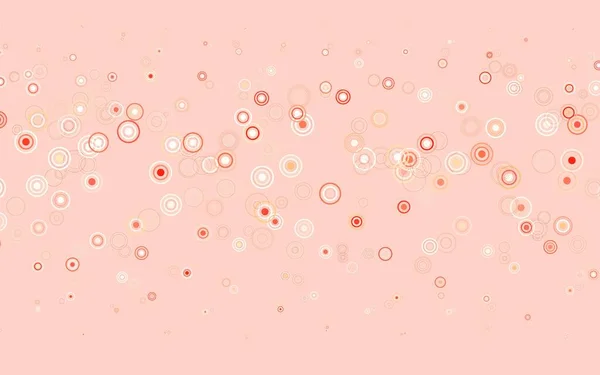 Hellgrüner Roter Vektorhintergrund Mit Blasen Moderne Abstrakte Illustration Mit Bunten — Stockvektor