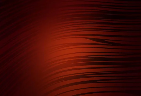 Fond Vectoriel Rouge Foncé Avec Des Lignes Courbes Illustration Dégradée — Image vectorielle