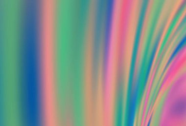 Açık yeşil, kırmızı vektör bulanık desen. Gradyan tasarımlı, soyut, ışıltılı çizimler. Web siteniz için bulanık tasarım.