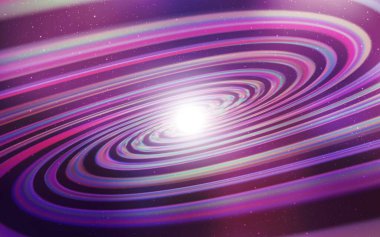 Açık Mor, uzay yıldızlı pembe vektör şablonu. Renkli kozmik yıldızlı soyut çizimler. Astroloji web siteleri için desen.