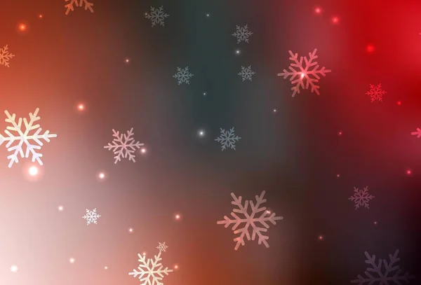Светло Зеленая Красная Планировка Новогоднем Стиле Красочный Дизайн Рождественском Стиле — стоковый вектор
