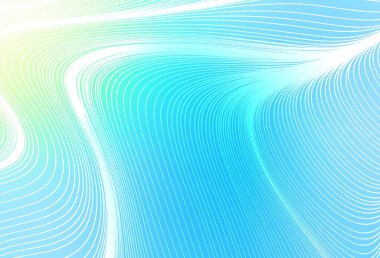 Açık mavi, parlak çizgili yeşil vektör arkaplan. Bulanık dekoratif tasarım basit bir şekilde çizgilerle. İş ilanınız için akıllı tasarım.