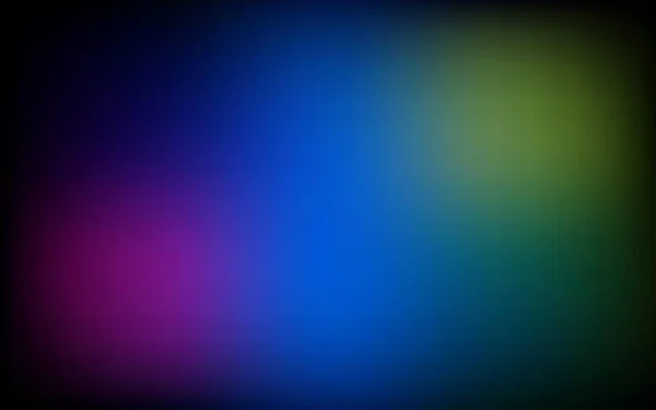 Donkere Multicolor Vector Gradiënt Wazig Achtergrond Abstracte Kleurrijke Illustratie Met — Stockvector