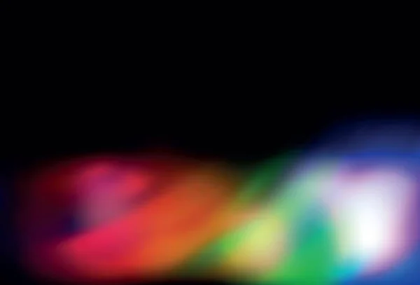 Dark Multicolor Vektor Bunte Unschärfe Hintergrund Glitzernde Abstrakte Illustration Mit — Stockvektor