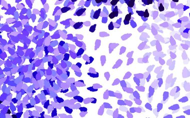 Açık mavi, kaotik şekilli kırmızı vektör şablonu. Rastgele şekillerle soyut tarzda dekoratif tasarım. Web siteniz için basit tasarım.