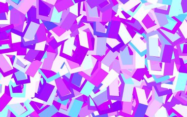 Açık mavi, renkli altıgenli yeşil vektör dokusu. Altıgenli soyut bir tasarım. Duvar kağıtlarının dokusu için desen.