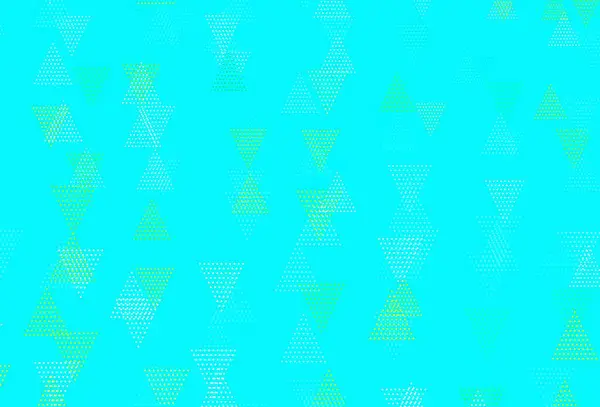 Hellblauer Grüner Vektorhintergrund Polygonalen Stil Illustration Mit Einer Reihe Von — Stockvektor