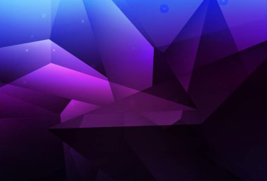 Koyu pembe, mavi vektör, soyut arka planda bulanık kabarcıklar, renkli eğimli. Bulanık dekoratif tasarım baloncuklu soyut tarzda. İş reklamları için akıllı tasarım.