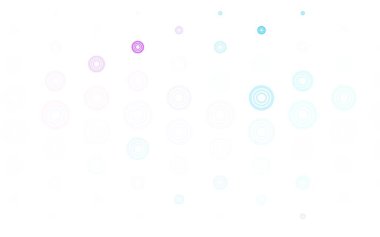 Açık Mor, küreli pembe vektör deseni. Renkli su damlaları olan modern soyut çizimler. Poster ve web siteleri için tasarım.