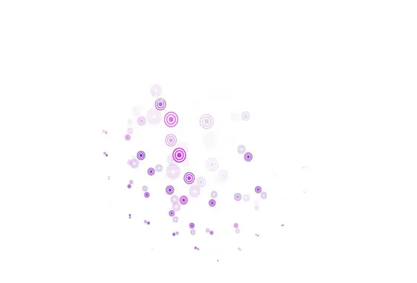 Světle Modrá Červené Vektorové Pozadí Bublinami Ilustrace Množinou Zářících Barevných — Stockový vektor