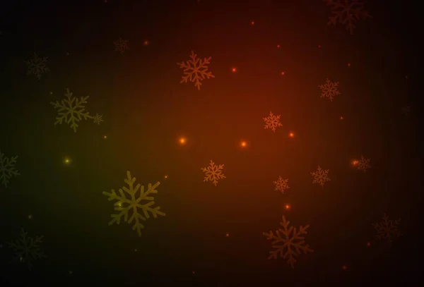 Dunkelrote Vektorschablone Karnevalsstil Abstrakte Gradienten Illustration Mit Farbenfrohen Weihnachtssachen Vorlage — Stockvektor