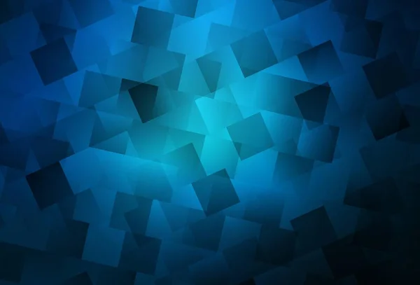 Fond Vectoriel Bleu Foncé Avec Losange Rectangules Sur Fond Abstrait — Image vectorielle