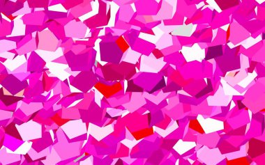 Altıgenli açık pembe vektör arkaplanı. Altıgenli soyut bir tasarım. Marka kitabınız için yeni şablon.