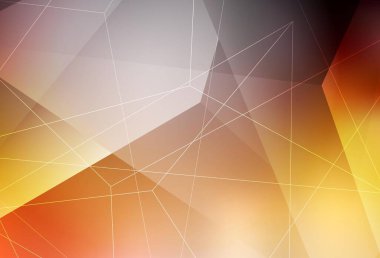 Üçgenli koyu turuncu vektör arkaplan. Üçgenli soyut gradyan çizimi. Duvar kağıtları için zarif tasarım.