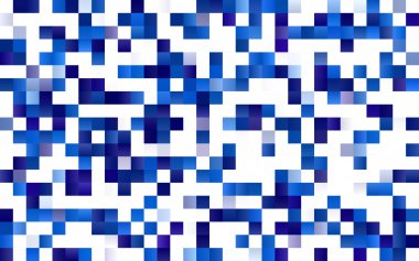 Koyu mavi vektör düşük polimer arkaplan. Çokgen dizaynlı bir örnek. Tekrarlayan kareler ile çokgen biçiminde resimleme