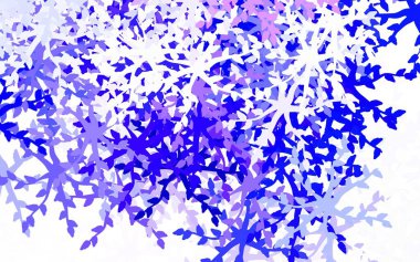 Açık pembe, kaotik şekilli mavi vektör şablonu. Modern tarzda değişen renkli kaotik formlar. İşiniz için en iyi akıllı tasarım.