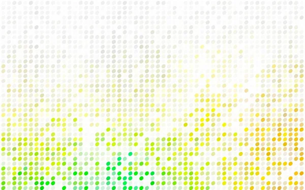 Hellblaues Gelbes Vektorrotes Muster Geometrischer Kreise Formen Buntes Mosaik Banner — Stockvektor