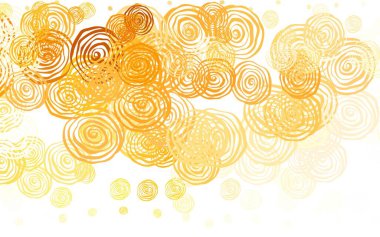 Açık Turuncu vektör zarif desenli güller. Beyaz arka planda gradyanı olan çiçekler. İşiniz için yepyeni bir tasarım..