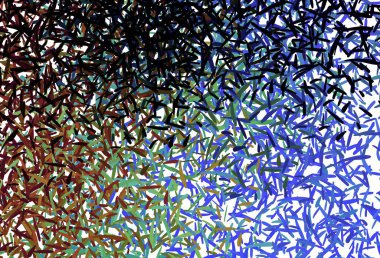 Renkli çizgileri olan koyu renkli vektör dokusu. Keskin çizgili parlak renkli çizimler. Reklam, kitapçıklar, broşürler için desen.